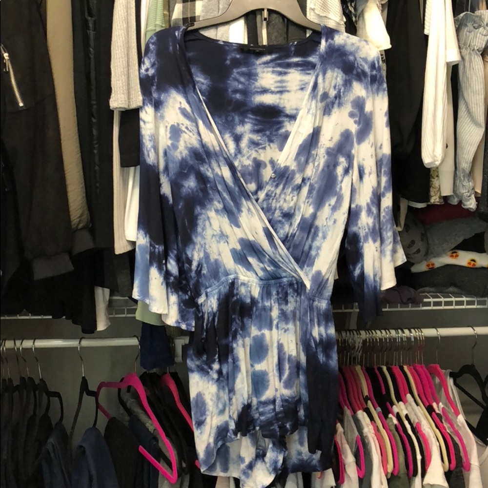 Olivaceous Tie-Dye Romper